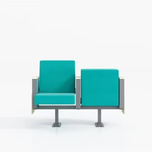 Modern Ergonomic Foldable Steel Frame Church Cinema Hall Seats Cupholder School Conference Meeting Room
