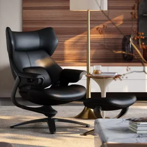 Modern Ergonomic Leather Swivel Office Chair with Adjustable Seat Height Home Office & Hotel Commercial Use