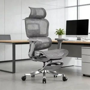 Modern Ergonomic Mesh Office Seating Adjustable Headrest and Lumbar Support High Back Breathable Executive Chair for Office