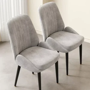 Modern Ergonomic Metal Dining Chairs Stable Durable Comfortable for Hotel Lobbies Coffee Shops Restaurants Home Use