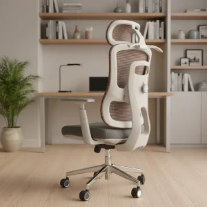 Modern Ergonomic Office Chair Breathable Mesh Fabric Adjustable Height 360 Degree Swivel Lumbar Support High Back School Hotel