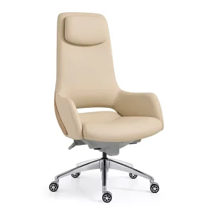 Modern Ergonomic Office Chair High Density Foam Seat With Aluminum Base for Home Workshop Luxury Office Task Chair