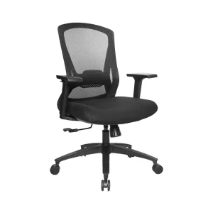 Modern Ergonomic Office Chair with Adjustable Back Comfortable Fabric Mesh for Home or Executive Swivel Chair