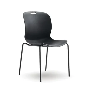 Modern Ergonomic Stackable Dining Chair Plastic Hotel Kitchen Use