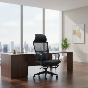 Modern Ergonomic Steel Executive Office Chairs with Adjustable Height