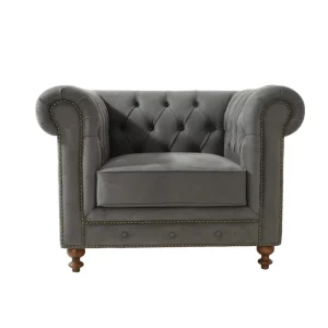Modern Europe Classic Vintage Luxury Single Seat Living Room Fabric Couches Sofas