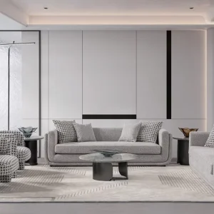 Modern European Luxury Living Room Furniture Glam Turkish Couch Sofa Set with Removable Feature Hotels Made Durable Fabric