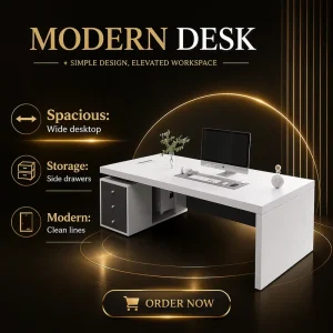 Modern Executive Extendable Cubicle Office Workstation Desk with Customizable Color Size for Home Commercial Use
