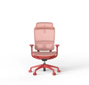 Modern Executive Mid Back Office Chair with Adjustable Headrest Arms Ergonomic Lumbar Support PU Foam 360 Swivel All Day Comfort