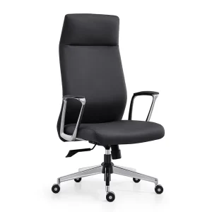 Modern Executive Office Chair High Back PU Leather Manager Chair Premium Cat Scratch Leather Chair for Home Office and Hospital