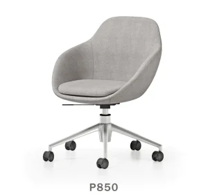 Modern Executive Office Chair Mesh Adjustable Headrest Revolving Fixed Armrest Metal Frame Tilting Customized Color