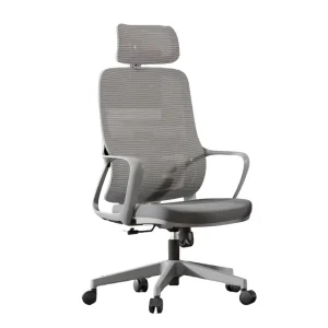 Modern Executive Office Chair with Extendable Function Aluminum Frame Plastic Legs Mesh Swivel Ergonomic Conference Chair