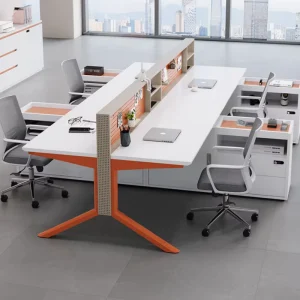 Modern Executive Office Desk Stylish Extendable Wooden Meeting Room Table for Company Hospital Training Center & Villa