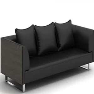 Modern Executive Office Leather Sofa Sectional Couch Contemporary Living Room Seating