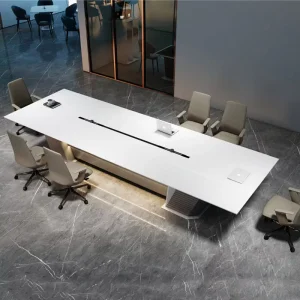 Modern Executive Office Meeting Room Furniture Multifunctional 12 14 16 People Accommodate Top MDF Material Conference Tables