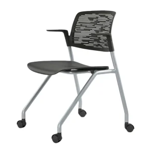 Modern Executive Steel Frame Office Chair with Adjustable Height and Rock Movement for School Office Hotel Use