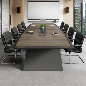 Modern Extendable Anchor Desk Control Center Console for Reception Baking Paint Conference Table Villa Staff Command Monitoring