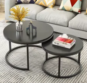 Modern Extendable Coffee Table Creative Home Italian Round Set Small Apartment Marble Iron