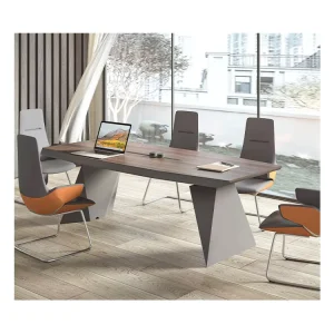 Modern Extendable High Quality Wooden Conference Meeting Table for Office Use