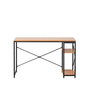Modern Extendable MDF Office Desk Shelves with Adjustable Height Computer Writing Study Table