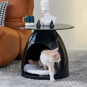 Modern Extendable Pet Nest Fiberglass Coffee Table for Living Room GFY C004