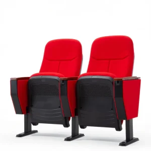 Modern Fabric Auditorium Chair Foldable for Classroom Church Cinema or Hospital Theater Furniture