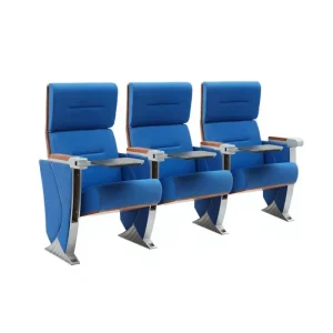 Modern Fabric Auditorium Chairs High-Density Sponge Seat for Classroom Lecture Hall Conference Rooms Ladder Row