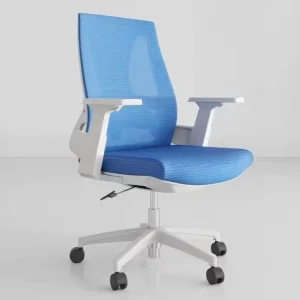 Modern Fabric Mesh Ergonomic Office Chair with Adjustable Height Swivel for Workspace Use