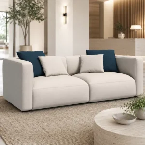 Modern Fabric Office Reception Sofa Commercial Upholstered Lounge Sofa for Corporate Lobby Hotel Home Livingroom
