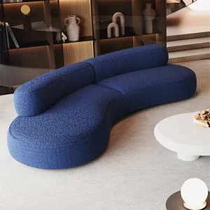 Modern Fabric Reclining Sofa Set Space Saving Self Expanding Foam Couch Delivery Box Vacuum Compressed Furniture