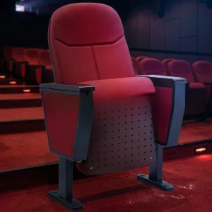 Modern Fabric School Auditorium Chairs Lecture Hall Seats Classroom Row Conference Room Chairs Foldable Adjustable Height Iron