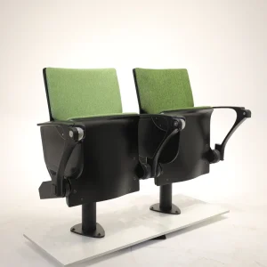 Modern Fabric Theater Chair with Folding Table for School and Meeting Halls
