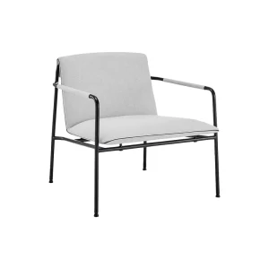 Modern Fabric Upholstered Lounge Chair with Armrest for Office Reception Hotel Guest Room and Lobby