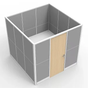 Modern Factory Customization Staff Employee Insulate Sound Cubicle Room Office Partition Wall Movable Room Partition Aluminum