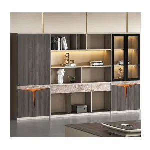 Modern Factory Office Furniture Wooden Storage File Storage Cabinet for Boss CEO Office