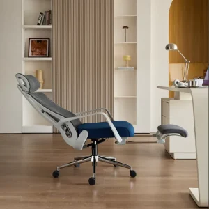 Modern Fashion Office Furniture Mesh High Back Ergonomic Recliner Chair with Adjustable Headrest Footrest Executive Office Chair