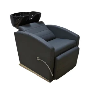 Modern Fashion Shampoo Bed for Hair Salons Spas Dual Purpose Semi Reclining Fully Reclining High Density Sponge Ceramic Basin