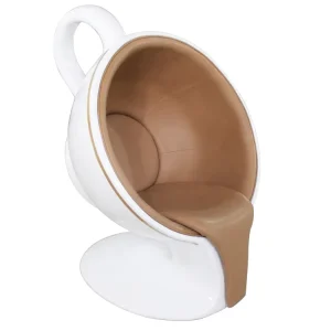 Modern Fiberglass Lounge Chair for Waiting Areas in Hotels and Shopping Malls