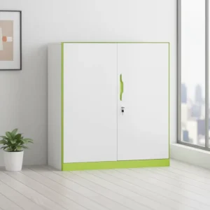 Modern File Cabinet 2 Door Low Metal File Storage Cabinets for School Home Office Storage Documents