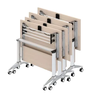 Modern Foldable Conference Table Movable Escritorio Office Desk Training Meeting Table Folding Office Desk