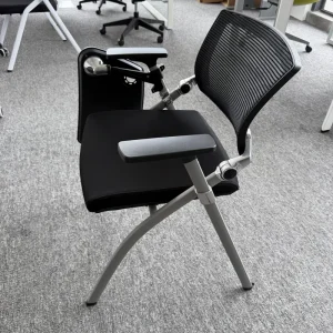 Modern Foldable Office Chair Black Commercial Simple Installation Office Room School Home Office Use High Quality Match