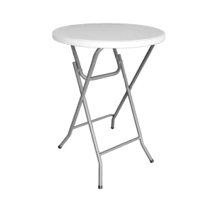 Modern Foldable Plastic Round Table for Outdoor Furniture Use in Living Rooms Hotels Ballrooms & Weddings Supply