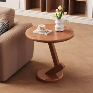 Modern Foldable Solid Wood Coffee Table for Small Apartment Living Room Sofa Side Table Balcony Cross border Foreign Trade