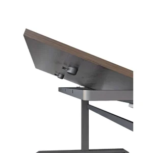 Modern Foldable Stainless Steel Conference Flip Top Training Convertible Meeting Table