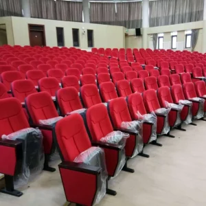 Modern Folding Auditorium Chair Ergonomic Theater Seating Durable Church Seating Comfortable Lecture Hall Seat XJ 109
