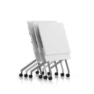 Modern Folding Table Foldable Training Table Modular Flip Top Conference Table for Office and School