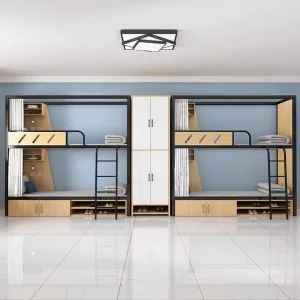 Modern Four-Person Metal Dormitory Bed Space Capsule Design for Student School Hotel Apartment Bedrooms