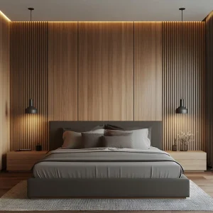 Modern Full Hotel Room Furniture Luxury Custom Wood Resort Bedroom Sets King/Full Size Bed Set Nightstand for 3-5 Star Hotels