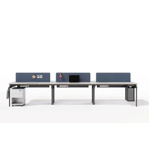 Modern Furniture 2 4 6 8 Person Office Work Station Partition Desk Furniture Modular Office Cubicle Workstation Desk