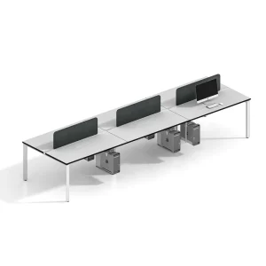 Modern Furniture 6 Person Office Work Station Partition Desk Modular Office Cubicle Workstation Desk